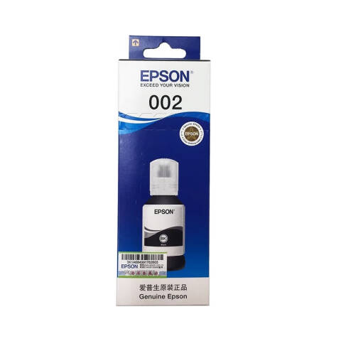 Epson/爱普生 墨水 002黑色 适用L4158/L4168/L6168/L6178