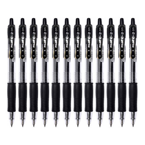 Pilot/百乐 啫喱笔 0.5MM G2 BL-G2-5-B（黑色）