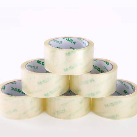 M&G/晨光 普惠普透封箱胶带，AJD95784 48mm*100y*6卷/筒