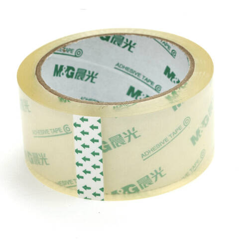 M&G/晨光 透明封箱胶带超透，AJD97337/ 48mm*40y 6卷/筒