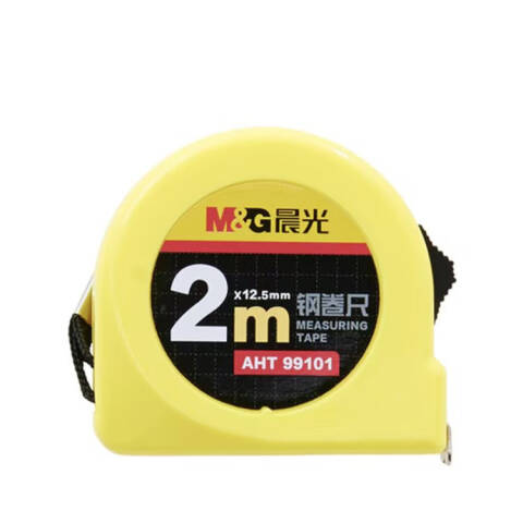 M&G/晨光 钢卷尺，AHT99101 2m/黄色