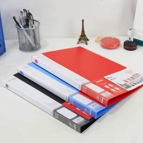 M&G/晨光 A4实力派双强力文件夹，ADM95092A 黑（ADM95092）