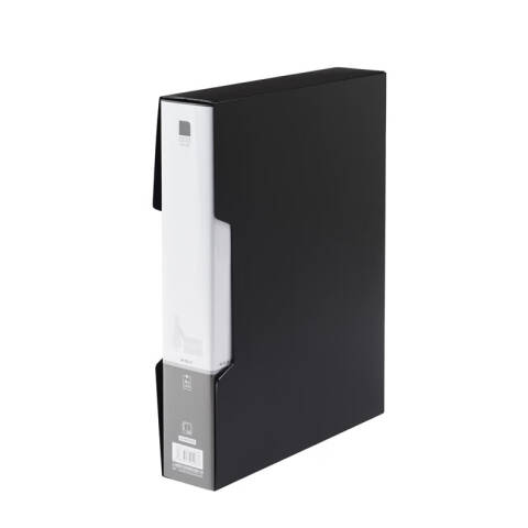 M&G/晨光 80页新锐派塑套资料册，ADM95099A 黑 ADM95099