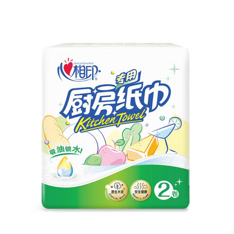 Mind Act Upon Mind/心相印 2层75节厨房专用卷纸 KT102 75节*2卷/包