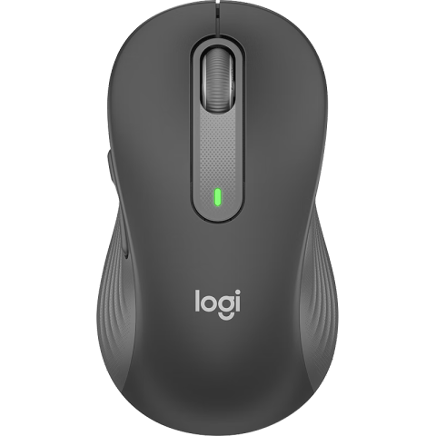 罗技Logitech 无线鼠标，M650 黑色 蓝牙无线办公鼠标