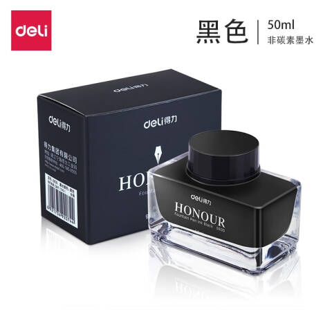 Deli/得力 S635瓶装墨水(黑)