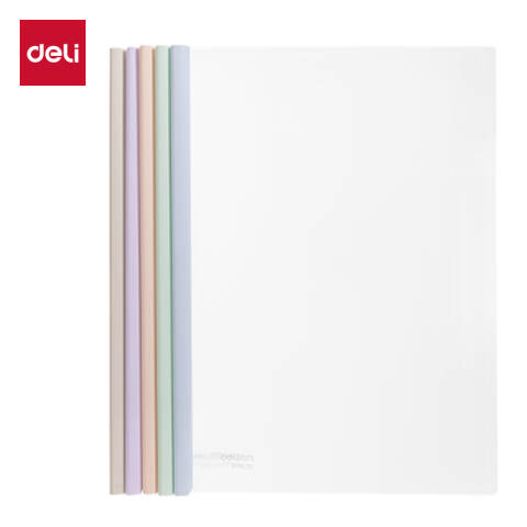 Deli/得力 PP670_果冻晴天3_抽杆夹A4背宽8mm(混)(个)
