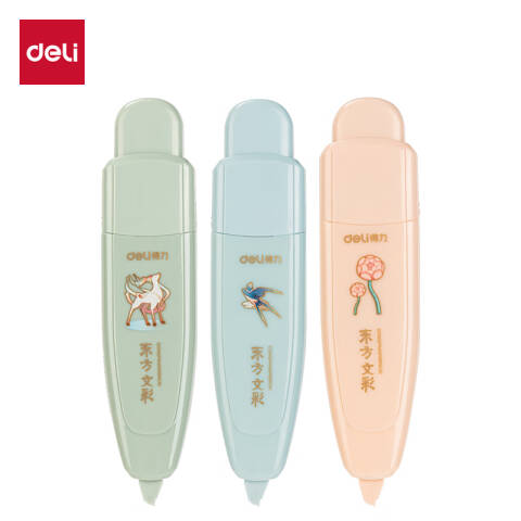 Deli/得力 DF86东方文彩按动笔形修正带_5mm*12m(混)(个)