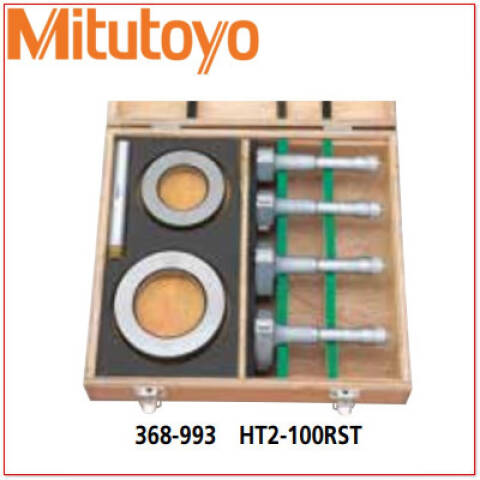 Mitutoyo/三丰 三点式内径千分尺套装 368-993 50-100mm(Ⅱ型)、不含第三方检测