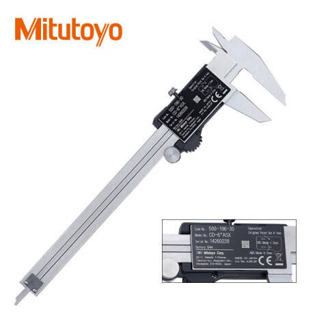 Mitutoyo/三丰 数显卡尺 500-155-30（含304所计量检测） 0-150mm 硬质合金量爪（含304所计量检测）