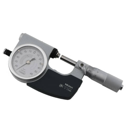 Mitutoyo/三丰 杠杆外径千分尺 510-141 0-25*0.001mm、IP54、带表式、带测砧伸缩按钮、不含第三方检测