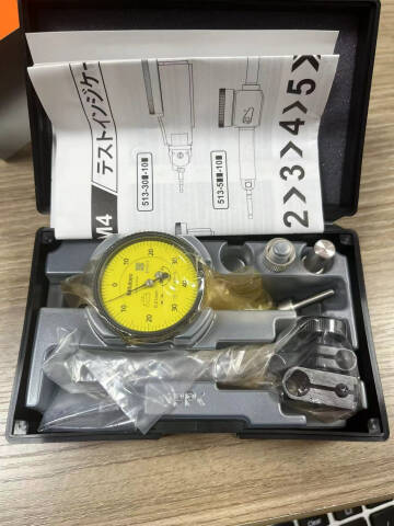 Mitutoyo/三丰 杠杆百分表 513-444-10T 0-1.6mm(20°倾角面)全套套装、不含第三方检测