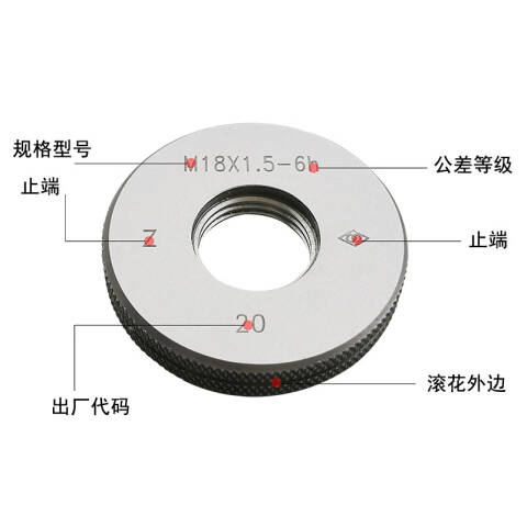 links/哈量 螺纹环塞规 924 M14*1.25 6H 不含第三方检测