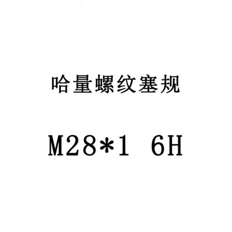 links/哈量 螺纹环塞规 924 M28*1 6H 不含第三方检测