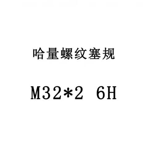 links/哈量 螺纹环塞规 924 M32*2 6H 不含第三方检测