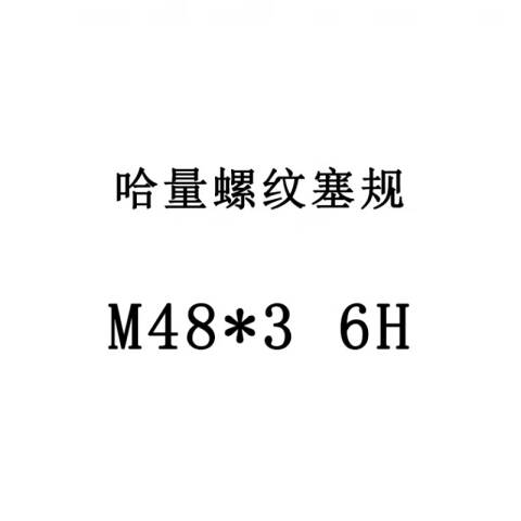links/哈量 螺纹环塞规 924 M48*3 6H 不含第三方检测