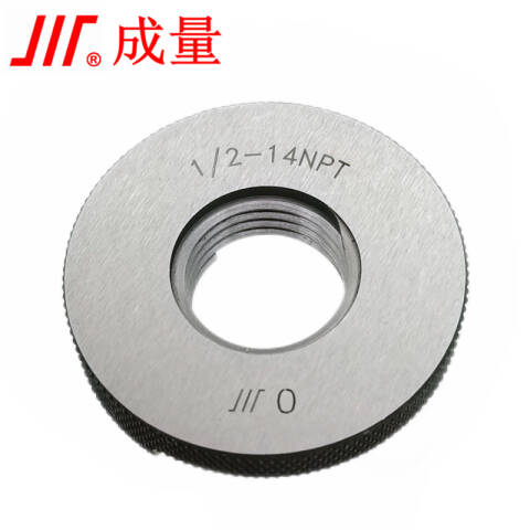 CL/成量 螺纹环塞规 环规NPT 3/8-18 美标60°管螺纹、不含第三方检测