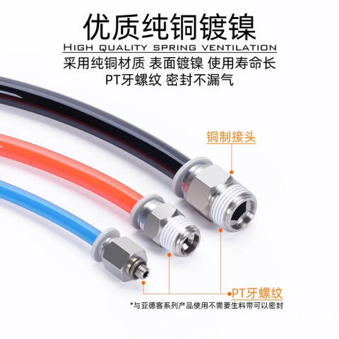 AirTAC/亚德客 直通管接头 X-APC1006