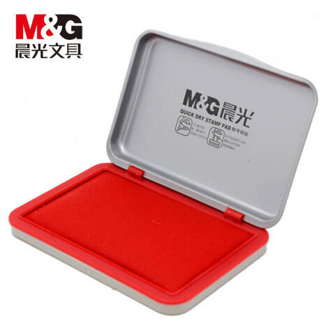 M&G/晨光 秒干印台(小)，AYZ97516A 红色
