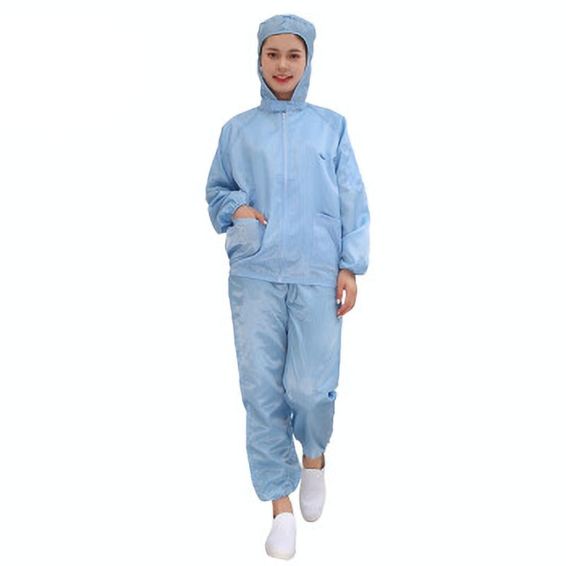 贸正医疗 防静分体（带帽）MZJD-04 蓝色（M-4XL) 独立装