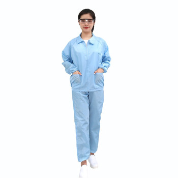 贸正医疗 防静电分体（不带帽）MZJD-03 蓝色（M-4XL) 独立装