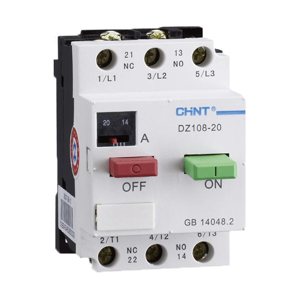 CHINT/正泰 DZ108 电动机断路器 DZ108-20/111 1A