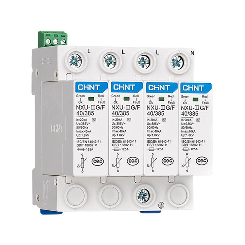 CHINT/正泰 NXU 电涌保护器 NXU-ⅡG/F 100kA/440V 3P+N