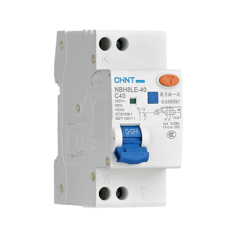 CHINT/正泰 NBH8LE 剩余电流动作断路器 NBH8LE-40 1P+N C20 0.03A 4.5kA（R）