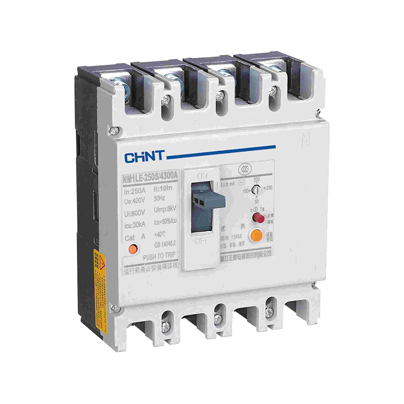 CHINT/正泰 NM1LE 塑壳漏电保护断路器 NM1LE-400S/4300AY 400A 100mA 0.3s备