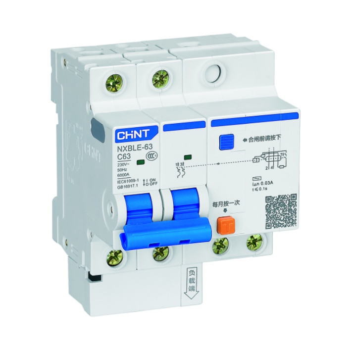 CHINT/正泰 NXBLE-32 剩余电流动作断路器 NXBLE-32 4P C20 30mA 6kA