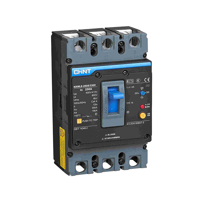 CHINT/正泰 NXMLE 塑壳漏电保护断路器 带辅助触头+报警触头 NXMLE-250S/3328 180A C