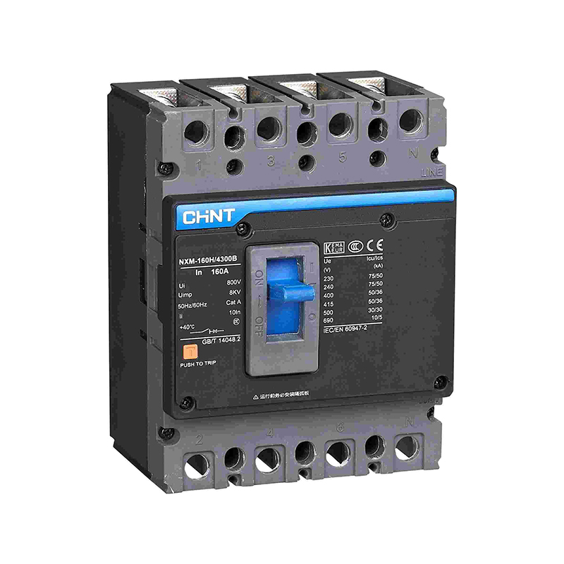 CHINT/正泰 NXM 塑壳配电保护断路器 NXM-160H/4310GB 25A AC400V