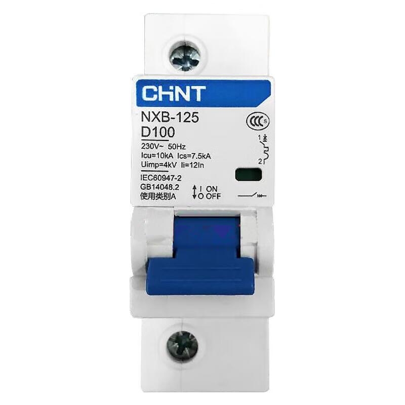 CHINT/正泰 NXB-125 微型断路器 NXB-125 1P D100