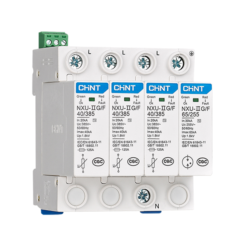 CHINT/正泰 NXU 电涌保护器 NXU-ⅡG/F 100kA/385V 4P