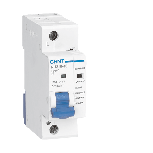 CHINT/正泰 NU210-40 电涌保护器 NU210-40 40/350 1P