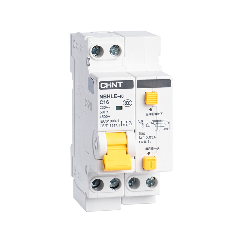 CHINT/正泰 NBHLE-40 剩余电流动作断路器 NBHLE-40 1P+N C20 0.01A