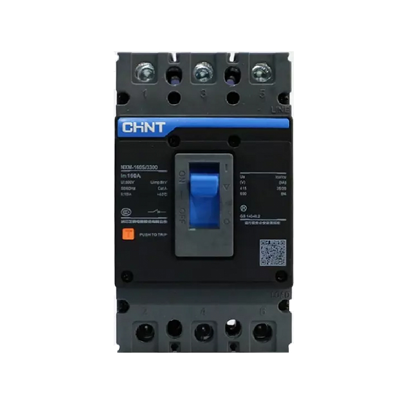 CHINT/正泰 NXM 塑壳配电保护断路器 带欠压脱扣器+辅助触头 NXM-160H/3370G 32A AC400V
