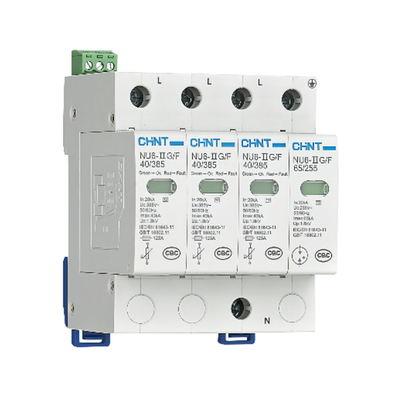 CHINT/正泰 NU6 电涌保护器 NU6-ⅡG/F 65kA/320V 4P