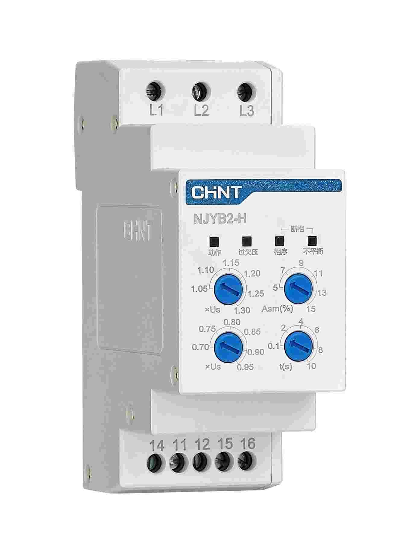 CHINT/正泰 NJYB2 三相监视继电器 NJYB2-H AC400V(R)