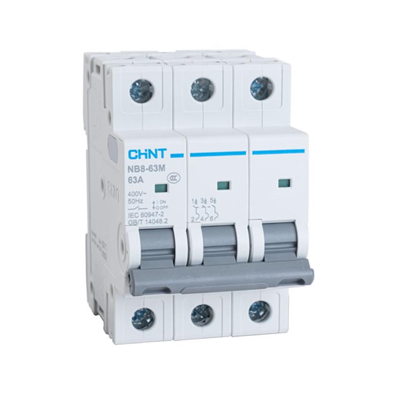 CHINT/正泰 NB8-63M 单磁式断路器 NB8-63M 3P 32A 8In(C)(环保)