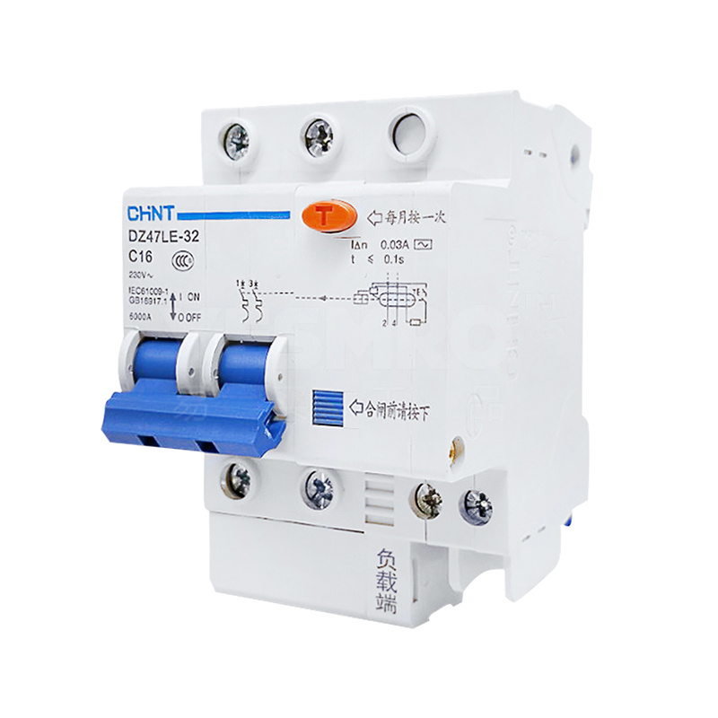 CHINT/正泰 DZ47LE 剩余电流动作断路器 5只/盒，60只/箱 DZ47LE-32 2P D6 300mA