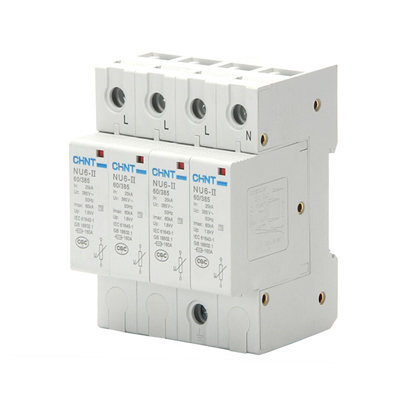 CHINT/正泰 NU6 电涌保护器 特 NU6-Ⅱ 40kA/60kA 4P