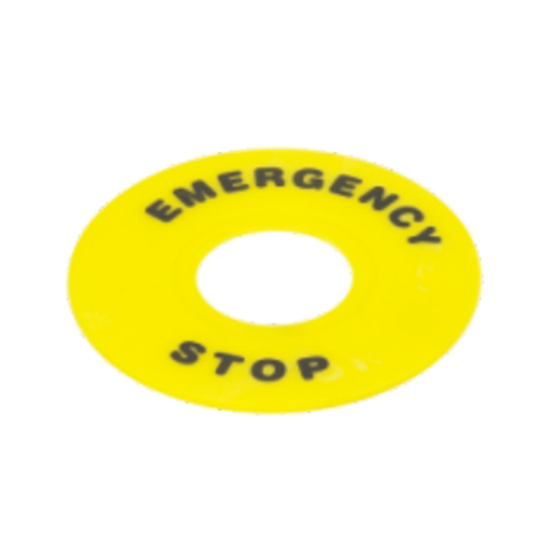 CHINT/正泰 NP2附件 标牌框 警告圈 NP2-BY9330 φ60(EMERGENCY STOP)