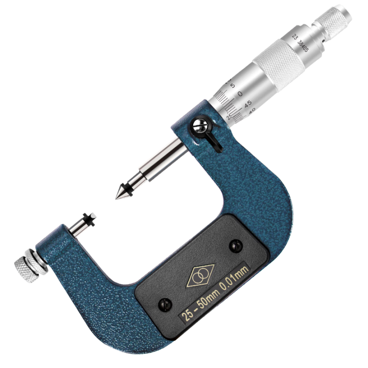 links/哈量 螺纹千分尺 711-03 0-25mm 0.01mm、不含第三方检测
