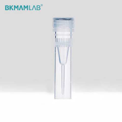 BKMAMLAB/比克曼生物2mL蛋白低吸附螺帽管/冻存管/样品管 （透明）无菌无酶无热原110401082