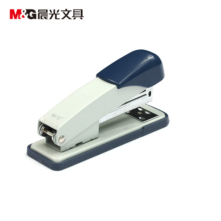 M&G/晨光 经典办公订书机，ABS91632 装订能力20页 （灰、蓝、紫，颜色随机）