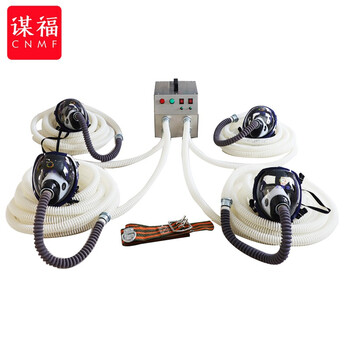 CNMF/谋福 186便携式长管呼吸器防毒面罩防尘面具 配送风机双人三四人电动强制送风空气呼吸器 四人20米标准款 100008368159
