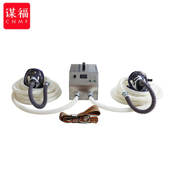 CNMF/谋福 190工业长管呼吸器防毒面罩防尘面具便携式蓄电池送风机多人电动强制送风空气呼吸器 双人20米蓄电池款 100008368137