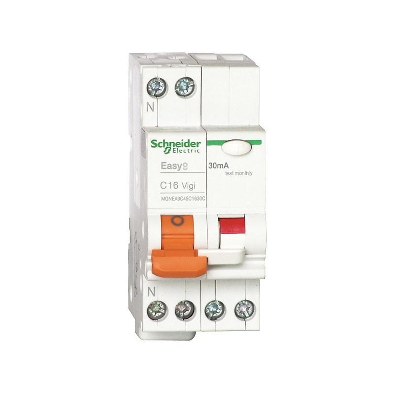 施耐德 EA9C45漏电保护断路器1P+N EA9C45 1P+N C16A 30mA A类