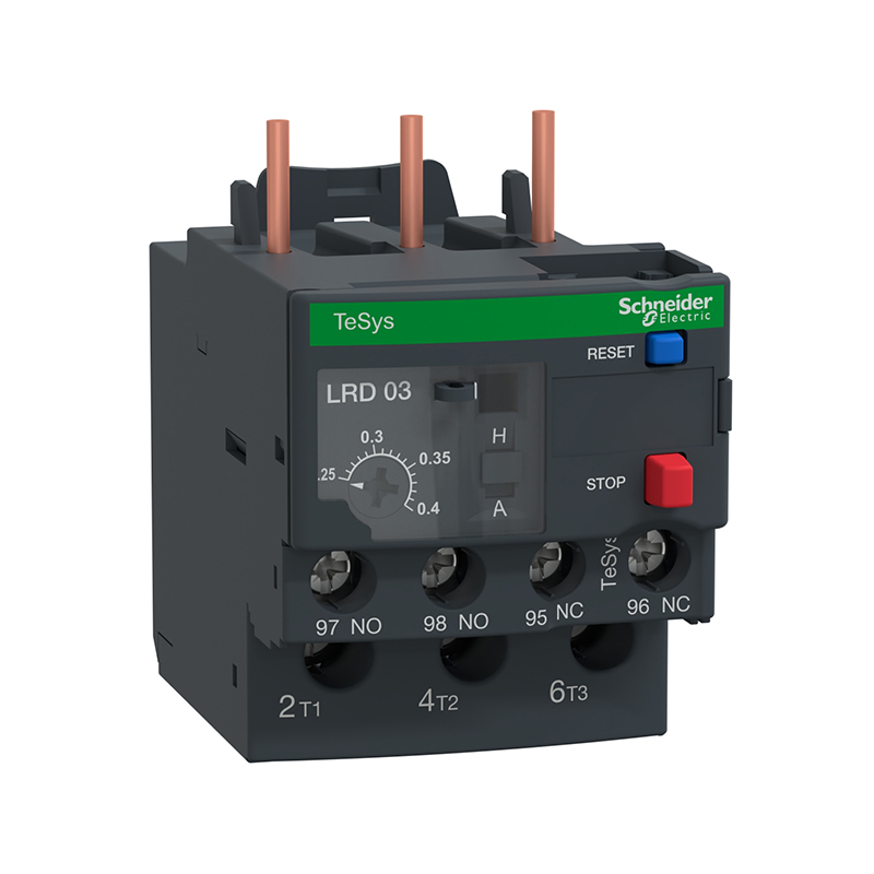 施耐德 国产LRD 热过载继电器 LRD03C 0.25-0.40A